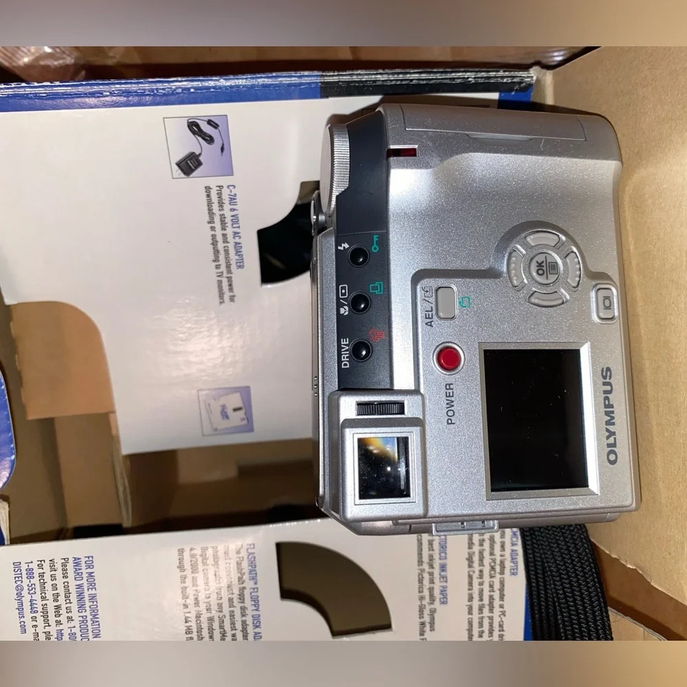 Olympus C-700 Ultra Zoom Camera - Silver and Black